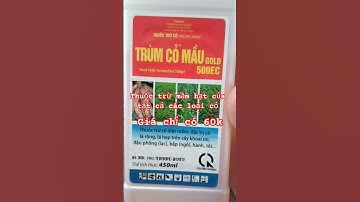 Thuốc trừ mầm hạt của tất cả các loại cỏ dại|Vtnn Khá Sang #comam