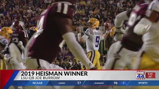 Joe Burrow 2019 Heisman Winner