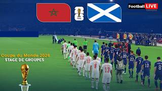 MAROC vs ÉCOSSE - Coupe du Monde FIFA 2026 Phase de groupes | Match complet | Simulation PES