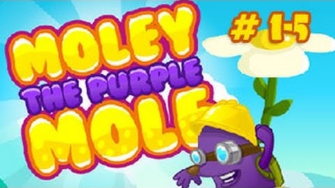 Purple Mole Walkthrough Level 1-5 （Html5）