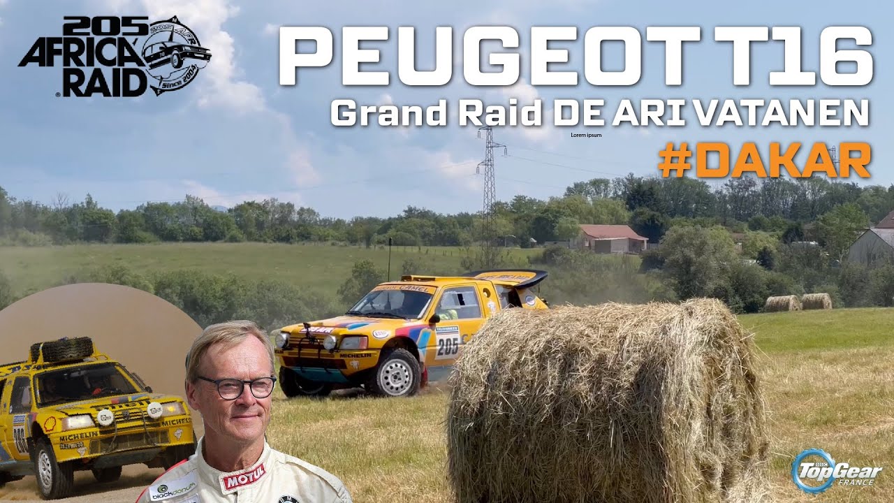 Miniature Starter Peugeot 205 Turbo 16 N°205 Paris-Dakar Grand Raid 1/43