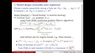 Luc Pronzato – Design of Computer Experiments based on Bayesian Quadrature