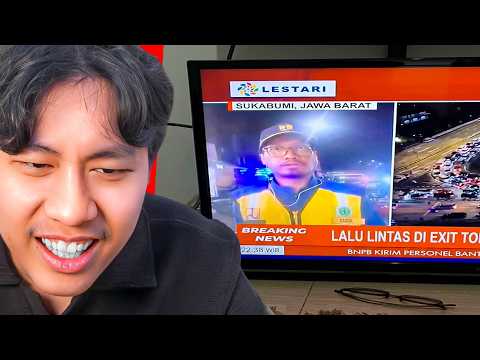 mas amba jadi reporter berita loh ya.. 😹 - REACT MEME KOCAK