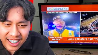 mas amba jadi reporter berita loh ya.. 😹 - REACT MEME KOCAK