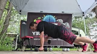 Renegade Row! Let's challenge your core strength! #coach #core #strength #gym Intense Core Exercise Reverse Renegade Row
