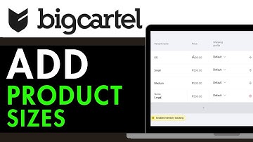 How to Add Sizes on Big Cartel 2025 (FULL GUIDE)
