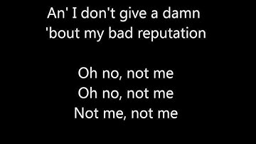 Bad Reputation - Joan Jett / with lyrics
