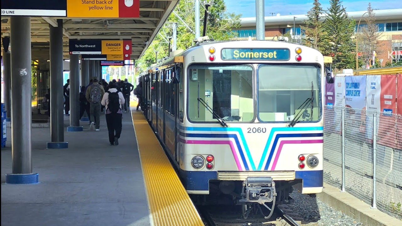 C-Train Ride: SAIT/ University of Art/Jubilee - Brentwood on Siemens ...