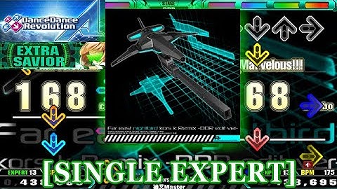 【DDR A】 Far east nightbird kors k Remix -DDR edit ver- [SINGLE EXPERT] 譜面確認＋クラップ