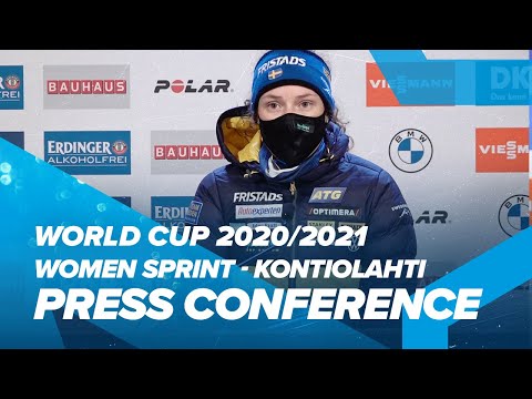 Kontiolahti Women Sprint Press Conference