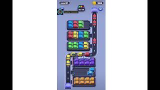 Car Sort Level 21. Walkthrough Gameplay 
