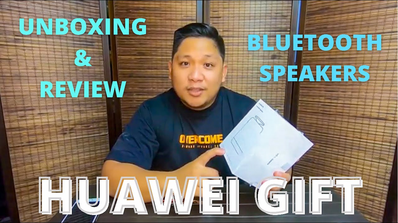 “HUAWEI GIFT” BLUETOOTH SPEAKERS - REVIEW AND UNBOXING