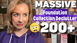 MASSIVE FOUNDATION COLLECTION DECLUTTER | Steff's Beauty Stash