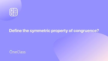 symmetric property of congruence