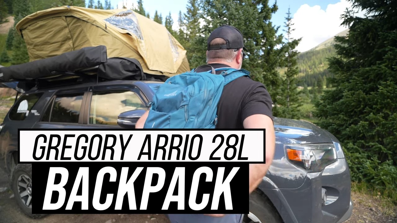 Gregory Arrio 28L Backpack Review - Stretchy Hip Belt for Comfort