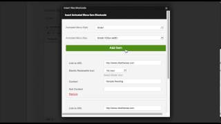 VibeCom : ShortCode : Sliders & Animated Menu Training Video