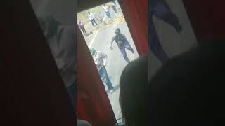 corte de ruta acceso a la Colonia Aborigen Bartolomé de las Casas