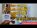 CÓMO PINTAR COLOR DORADO O METÁLICO