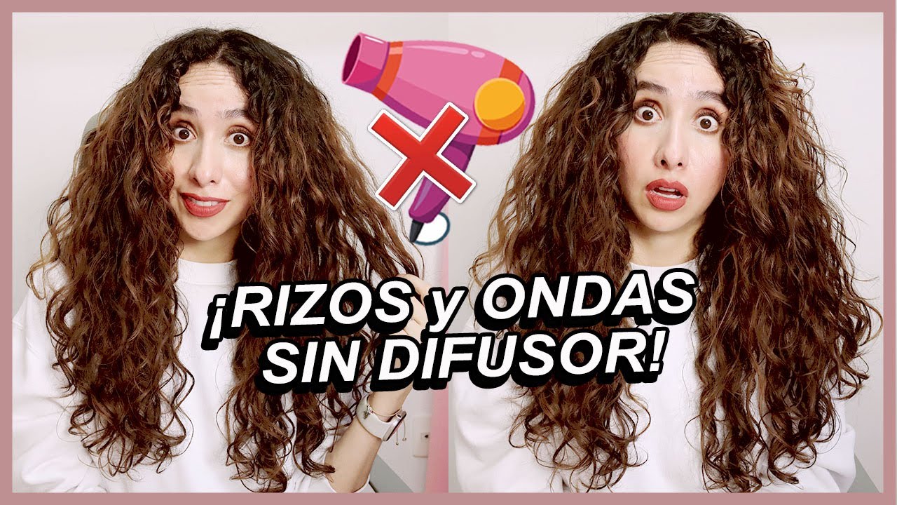 Cómo Definir El Cabello Ondulado O Rizado Sin Difusor 🔥 Rutina 