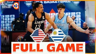 USA v Uruguay | Basketball Full Game - #FIBAWC 2023 Qualifiers