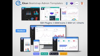 Admin Panel Dashboard Template Bootstrap UI Kit Webapp – Ekan