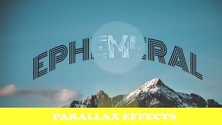 Parallax Animation effects  How to Make Animated Website using Html CSS & Javascript