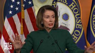 WATCH: Rep. Nancy Pelosi holds weekly news briefing