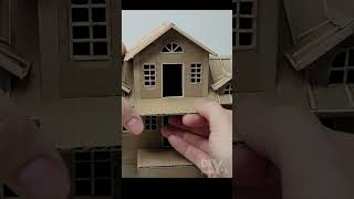 Cardboard house / cardboard craft #shorts