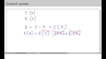 MC simulations:  3.2 Control variate