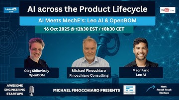 AI Across the Product Lifecycle E05: OpenBOM and Leo AI