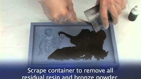 Cold Casting Real Bronze Powder & Resin   Mold Making Tutorials