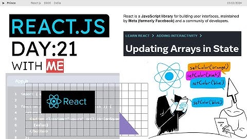 Updating Arrays in State In ReactJs