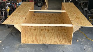 Truck bed camper build day 1-2