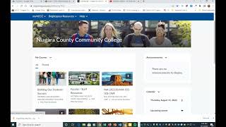 Pinning Courses in Brightspace