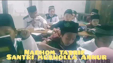 nadhom tasrif santri musholla Annur