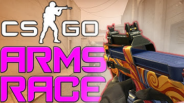 "IM A NOOB!" CS:GO ARMS RACE GAMEPLAY! CSGO Funny Moments!