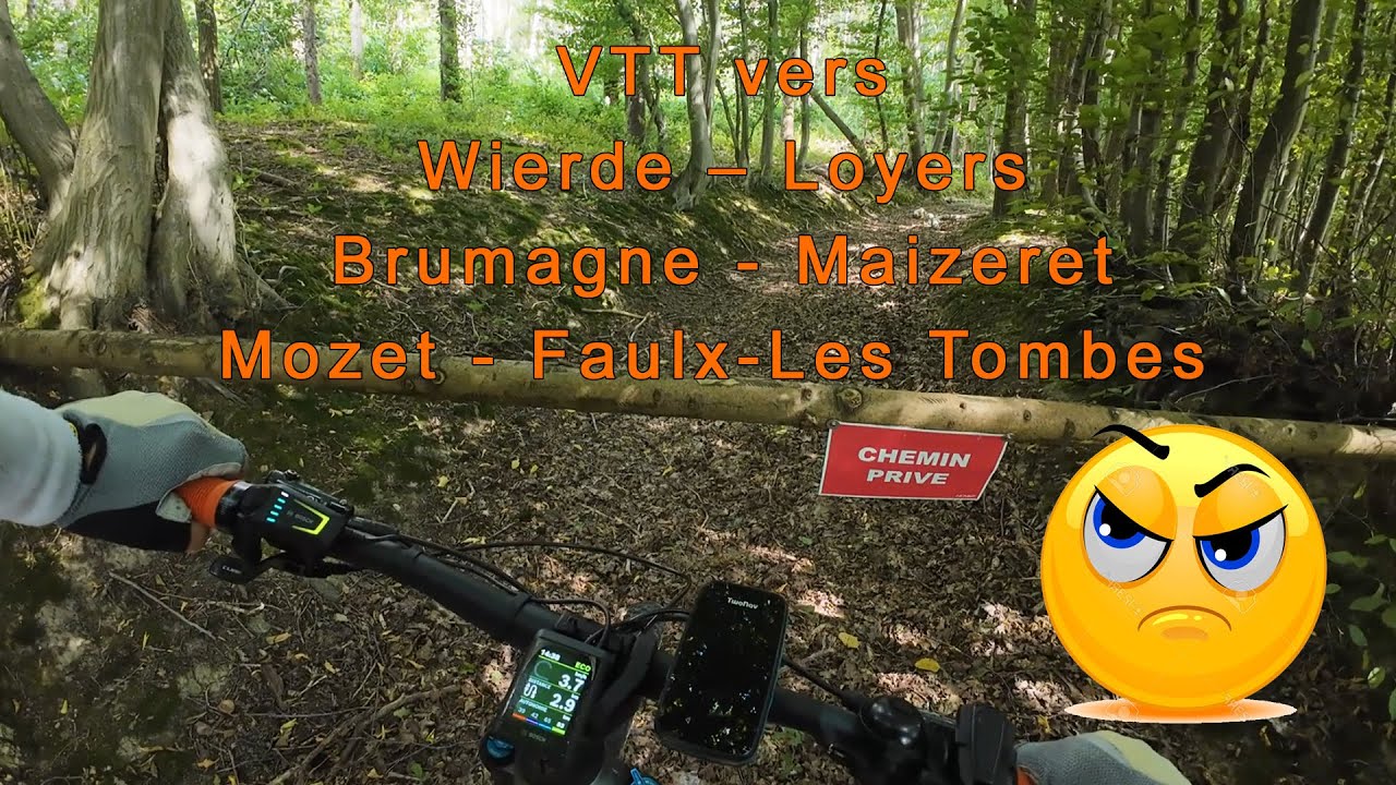 VTT vers Wierde – Loyers - Brumagne - Maizeret - Mozet et Faulx-Les Tombes
