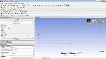 SimCafe: 2D Beam in ANSYS, Geometry