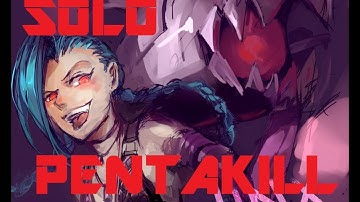 Jinx 1v5 Pentakill!