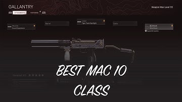 The MAC 10 is STILL BROKEN! (BEST MAC-10 CLASS SETUP in WARZONE)