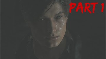 RESIDENT EVIL 2 REMAKE Walkthrough Gameplay Part 1 - INTRO (RE2 LEON)