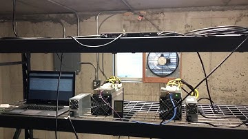 Antminer S9, D3, and L3+ Small Bitcoin Mining Farm Setup