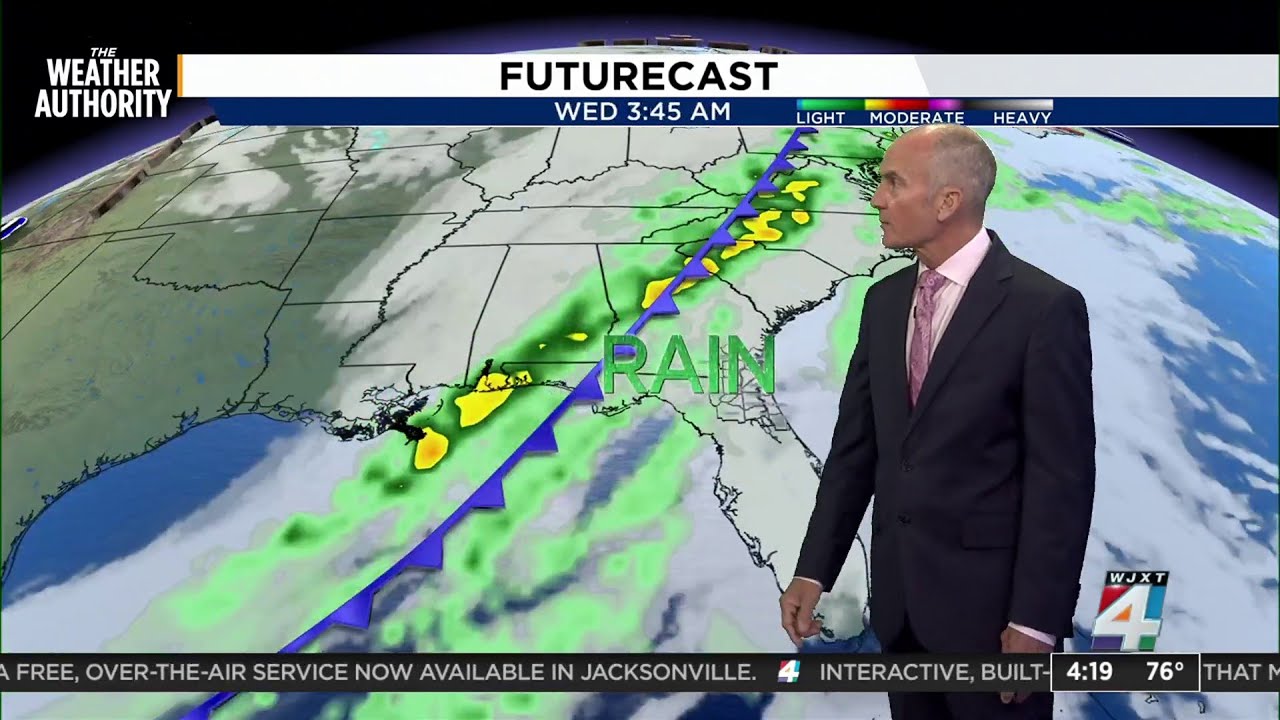 Here comes the cold front, rain and colder temperatures are on the way ...