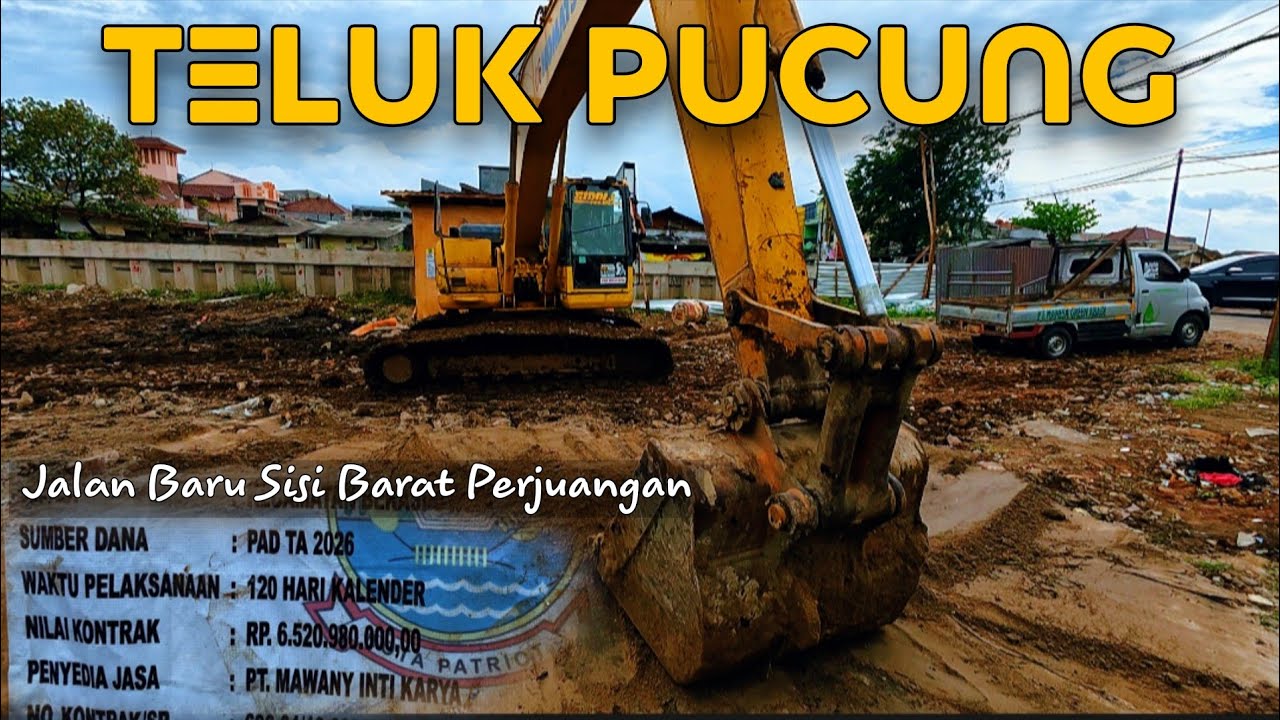 KUCURAN DANA 6,5 MILYAR PROYEK JALAN BARU SISI BARAT PERJUANGAN TELUK PUCUNG BEKASI UTARA