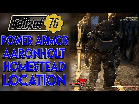 Fallout 76 Power Armor Guide - Aaronholt Homestead Location