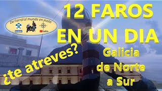 RETO de los 12 Faros en moto🙄 Galicia de Norte a Sur.🏍🔥