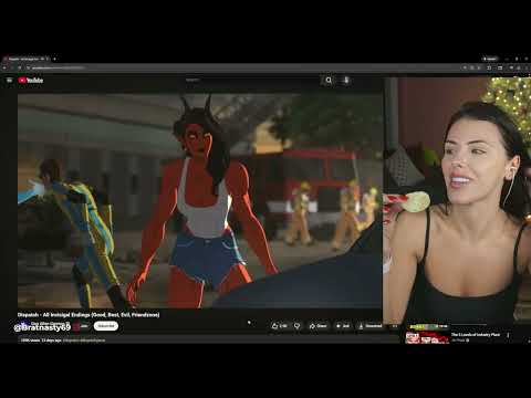 Dispatch: All Invisigal Endings (Good, Best, Evil, Friendzone) | Gameplay | REACTION ADRIANA CHECHIK