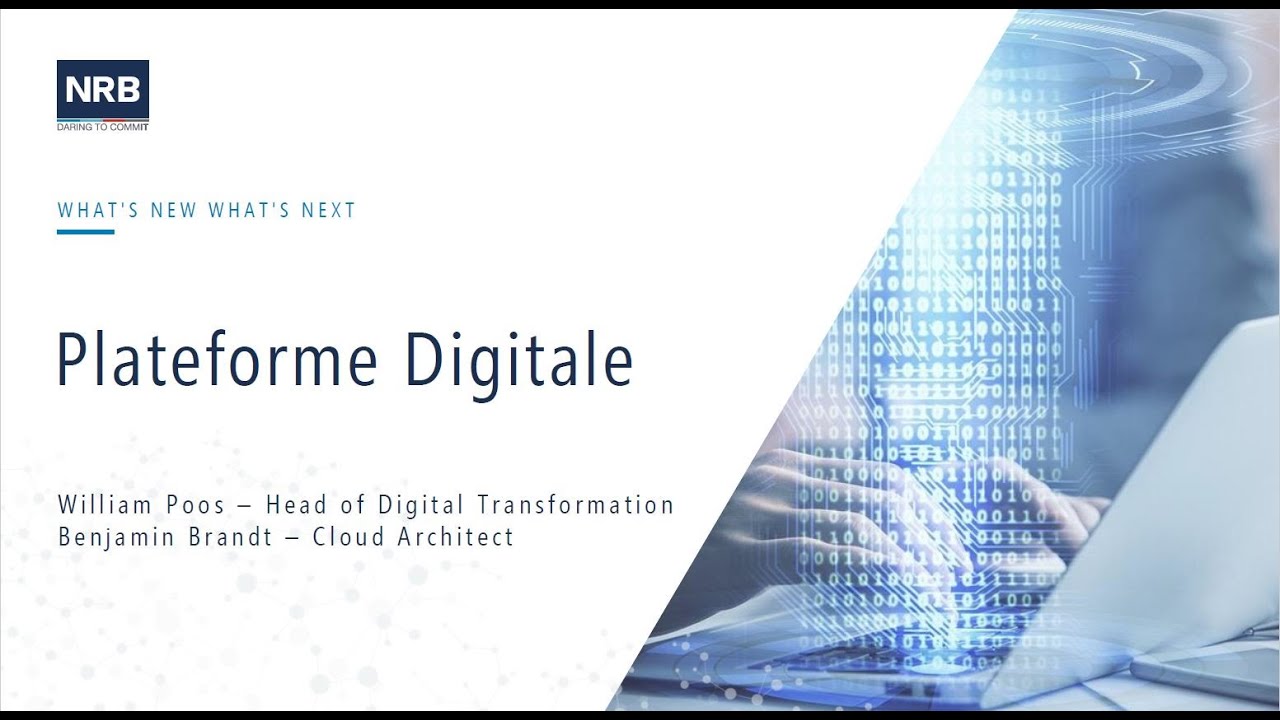 "What's new what's next" - La journée de la transformation digitale - Plateforme digitale