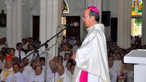 Bài Phát Biểu Của Đức TGM  Phaolô Bùi Văn Đọc - Chào mừng Đức Cha Phêrô Nguyễn Văn Khảm