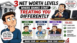 Famous 3 Net Worth Levels Where Banks Treat You Differently Hidden Rules Net Worth